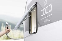 Coco Lounge weiss Duschkopf